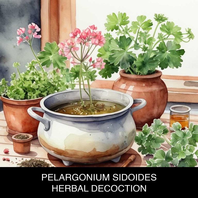 pelargonium sidoides herbal decoctions for allergies