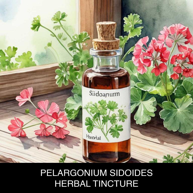 pelargonium sidoides herbal tinctures for pertussis