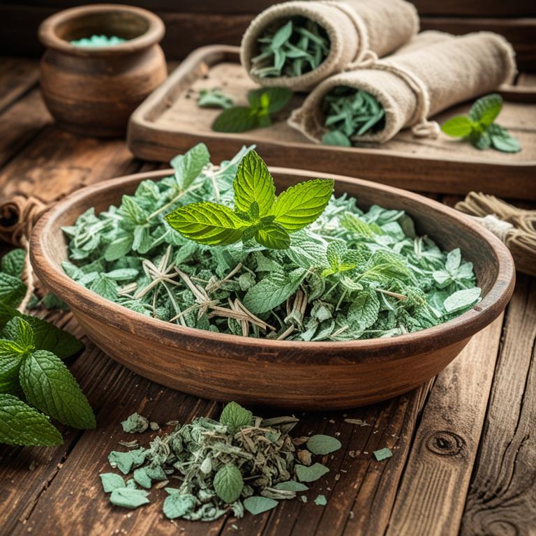 peppermint (mentha piperita) bath