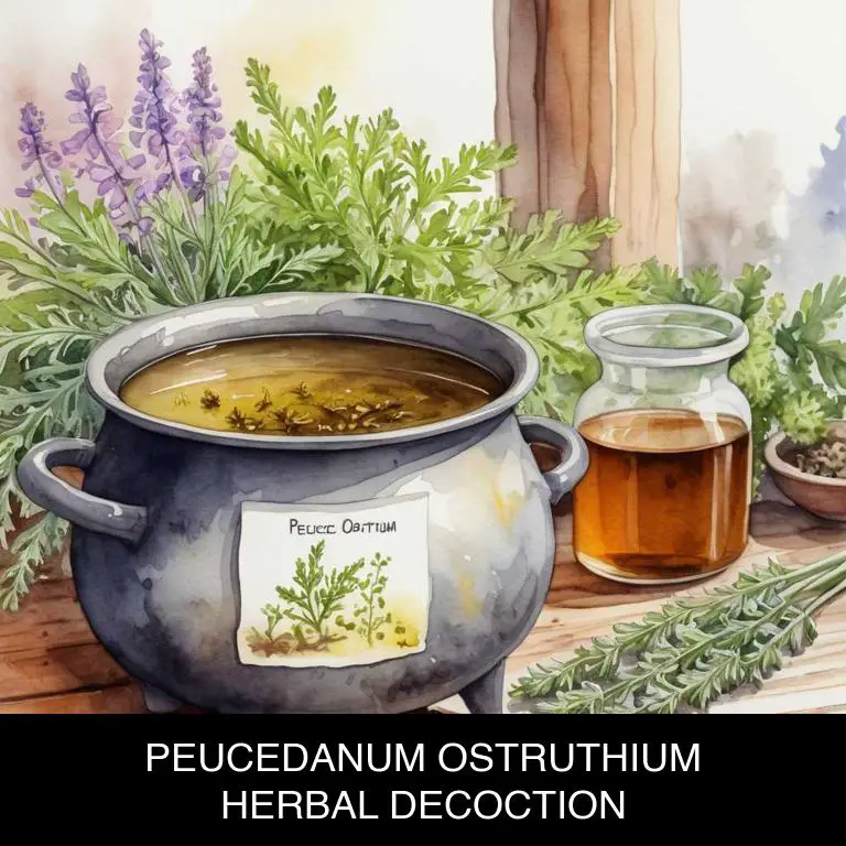 peucedanum ostruthium herbal decoctions for neck-pain