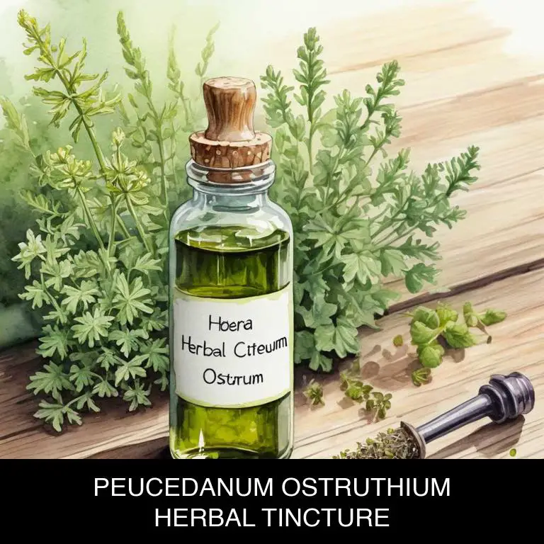 peucedanum ostruthium herbal tinctures for neck-pain