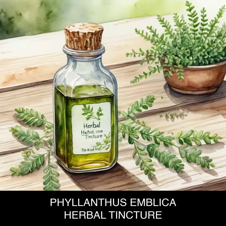 phyllanthus emblica herbal tinctures for throat-pain