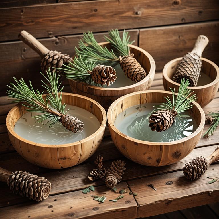pine (pinus sylvestris) bath