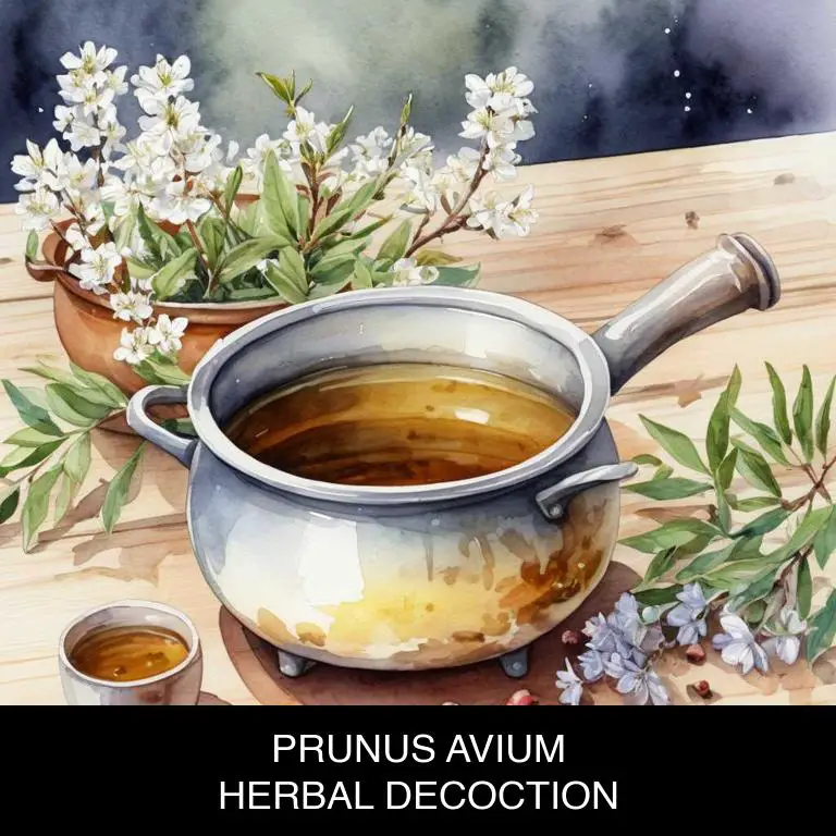 prunus avium herbal decoctions for bleeding-gums