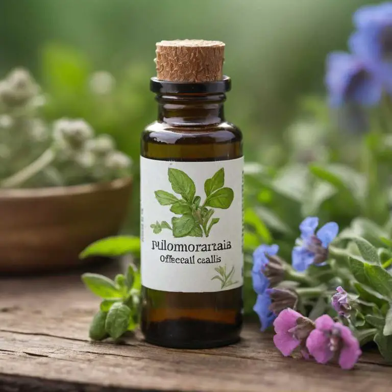 pulmonaria officinalis herbal tinctures for emphysema