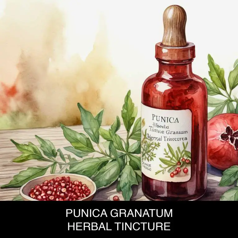 punica granatum herbal tinctures for glowing-skin