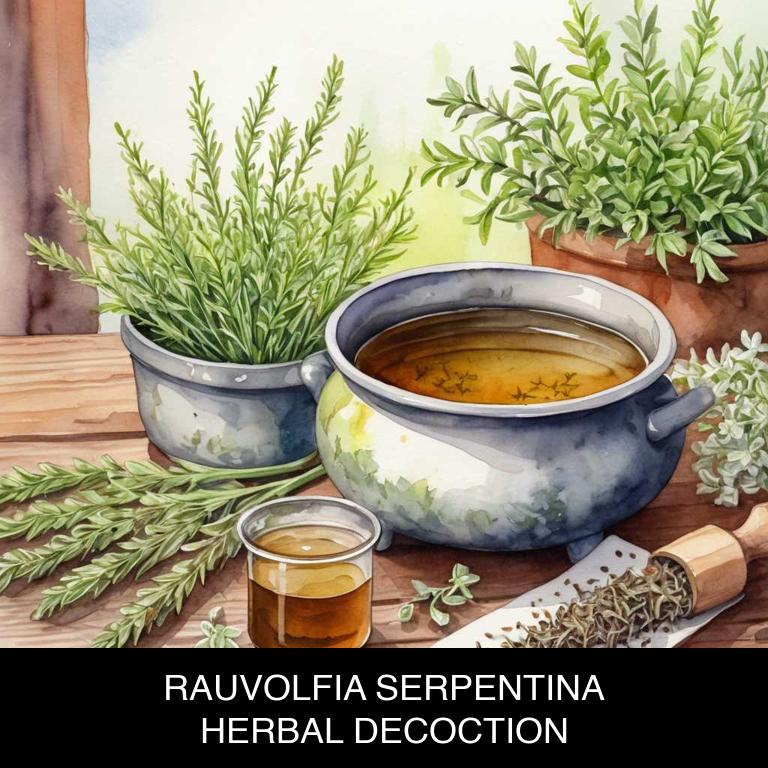 rauvolfia serpentina herbal decoctions for heart-pain