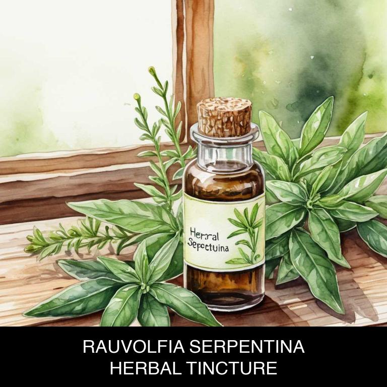 rauvolfia serpentina herbal tinctures for heart-pain