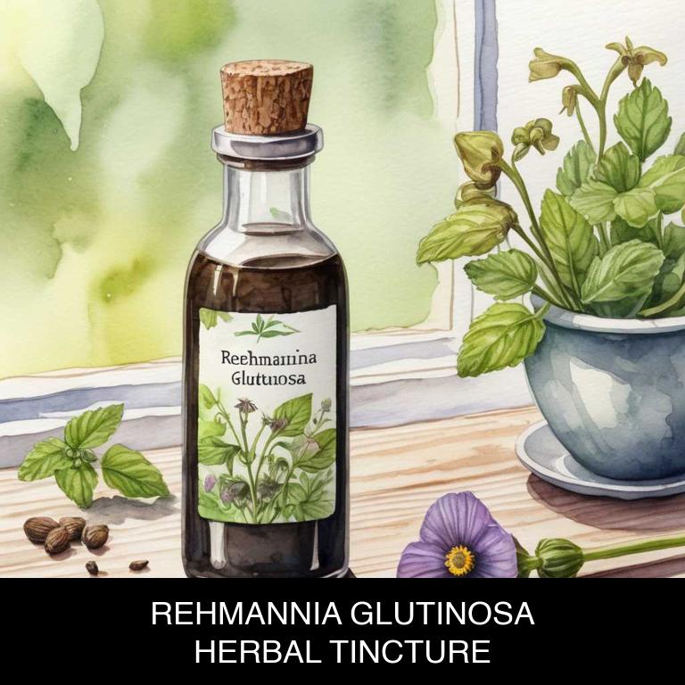 rehmannia glutinosa herbal tinctures for low-sperm-count