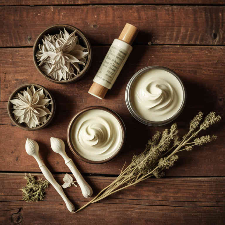 Rheum officinale creams