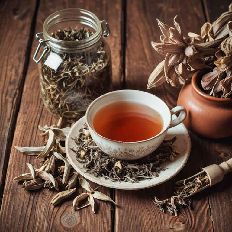 Rheum officinale tea