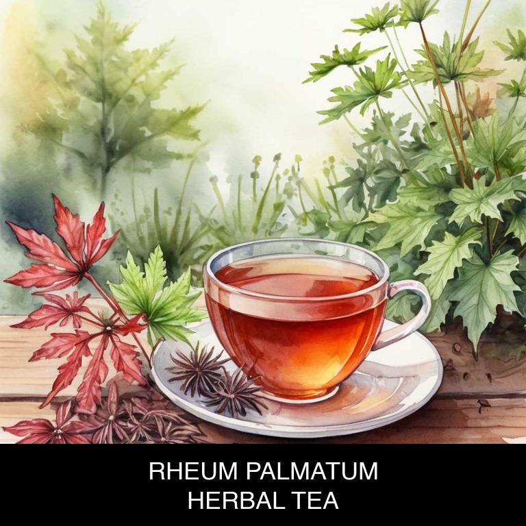 rheum palmatum herbal teas for constipation