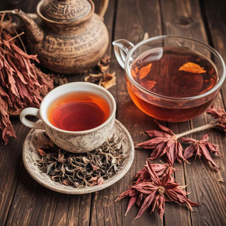 Rheum palmatum tea