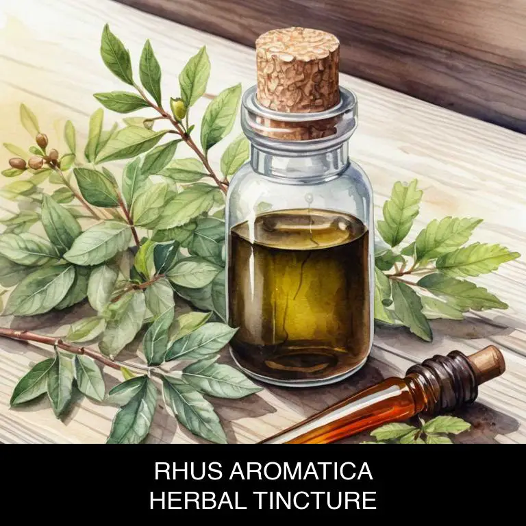 rhus aromatica herbal tinctures for muscle-pain