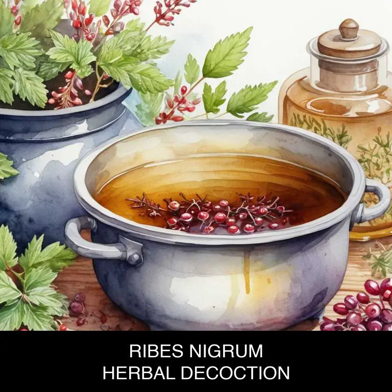 ribes nigrum herbal decoctions for eye-strain