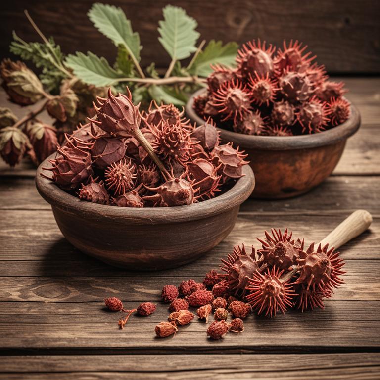 ricinus communis mucillage