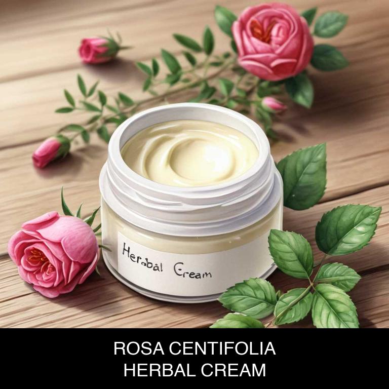 rosa centifolia herbal creams for aging