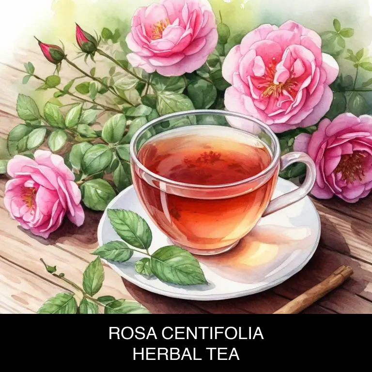 rosa centifolia herbal teas for stomach-growling