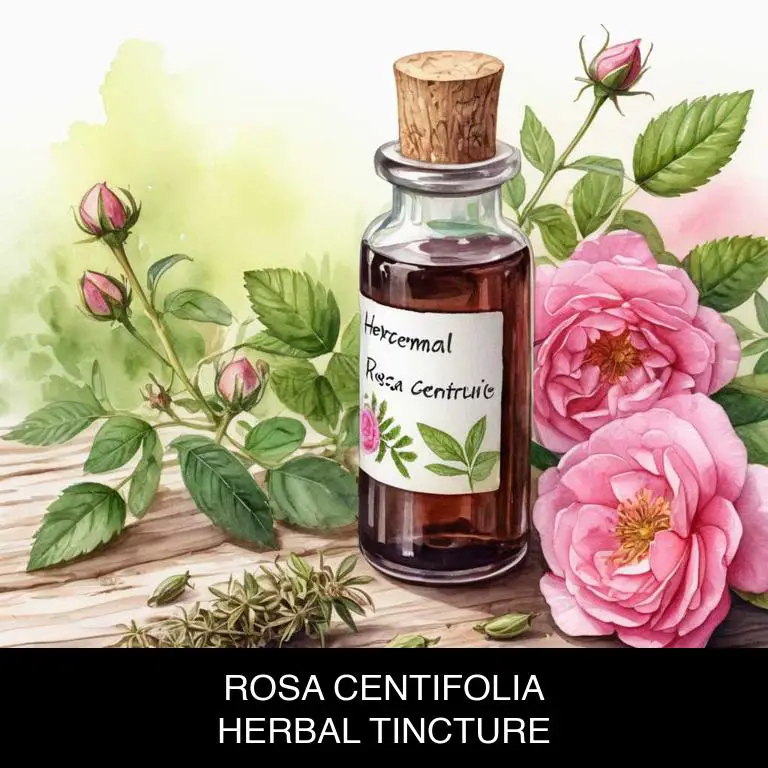 rosa centifolia herbal tinctures for eye-infection