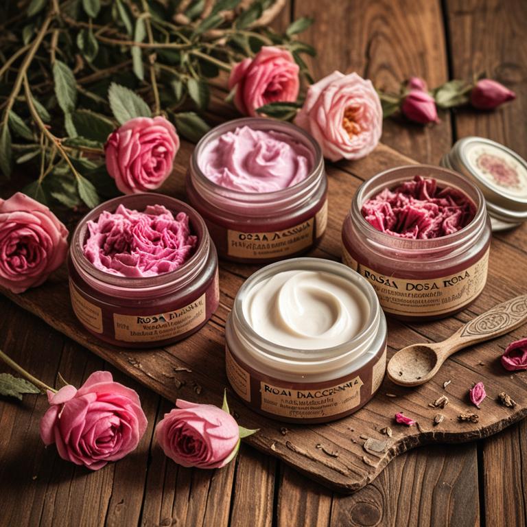 rosa damascena cream