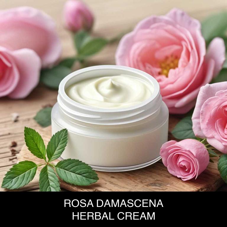 rosa damascena herbal creams for oily-face