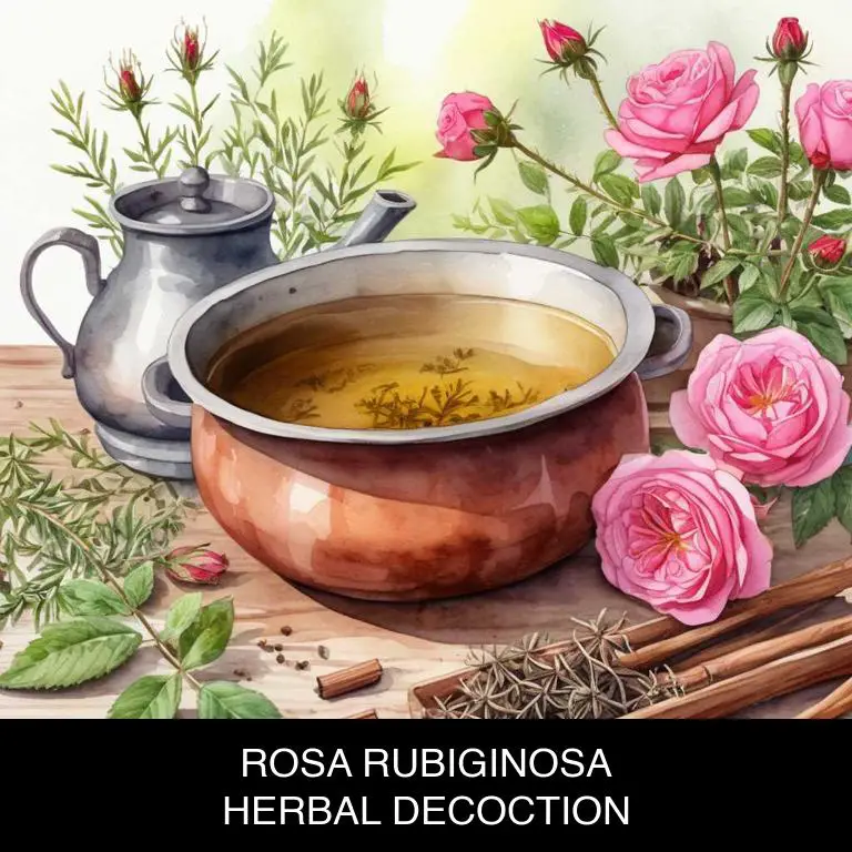 rosa rubiginosa herbal decoctions for jaundice