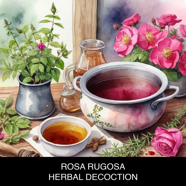 rosa rugosa herbal decoctions for periodontal-disease