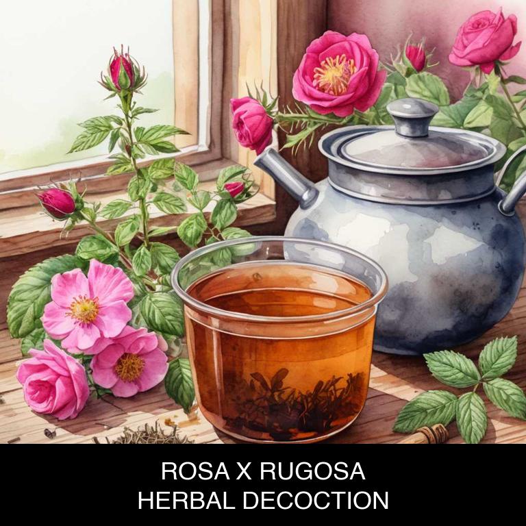 rosa x rugosa herbal decoctions for fibrocystic-breast-disease