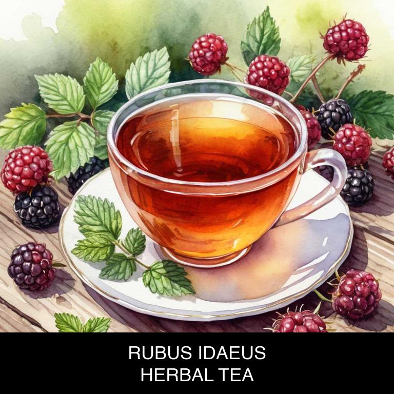 rubus idaeus herbal teas for mouth-reddened-corners