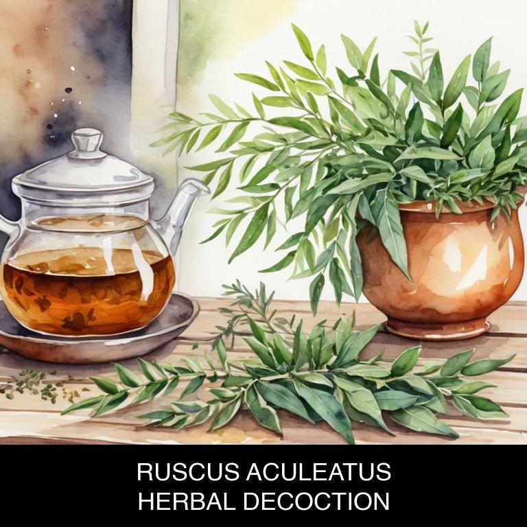 ruscus aculeatus herbal decoctions for varicose-veins