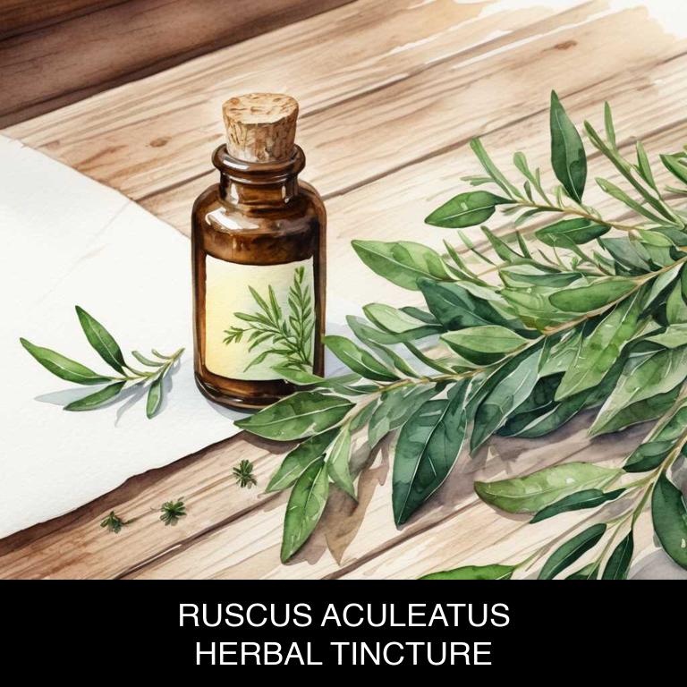 ruscus aculeatus herbal tinctures for hypertension