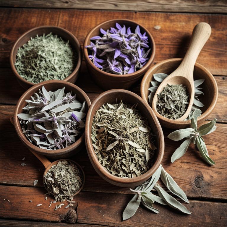 sage (salvia officinalis) bath