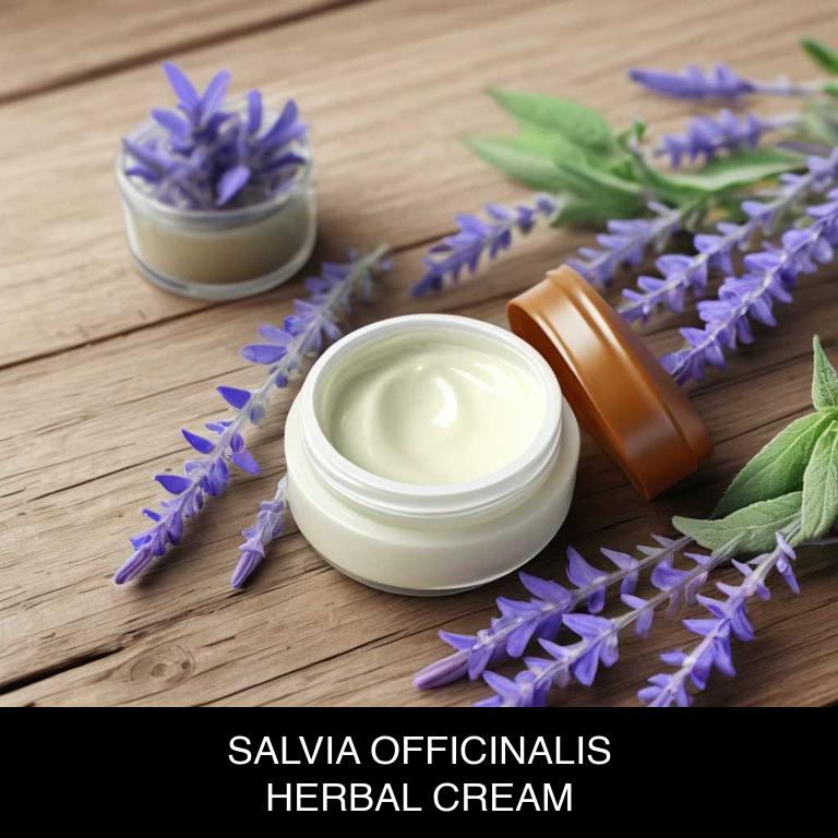 salvia officinalis herbal creams for taste-changes