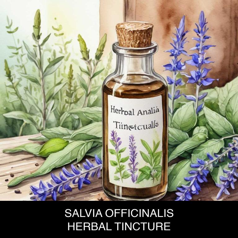 salvia officinalis herbal tinctures for foot-odor