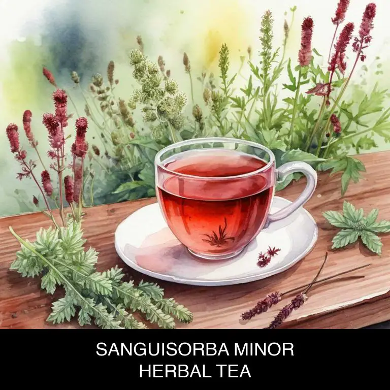 sanguisorba minor herbal teas for dark-lips