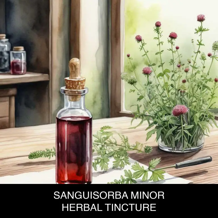 sanguisorba minor herbal tinctures for excessive-sweating