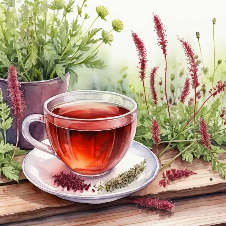 sanguisorba officinalis herbal teas for bleeding-gums