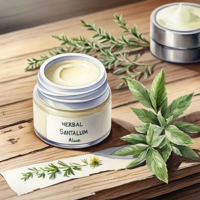 santalum album herbal creams for body-odor