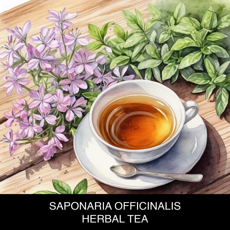 saponaria officinalis herbal teas for itchy-skin