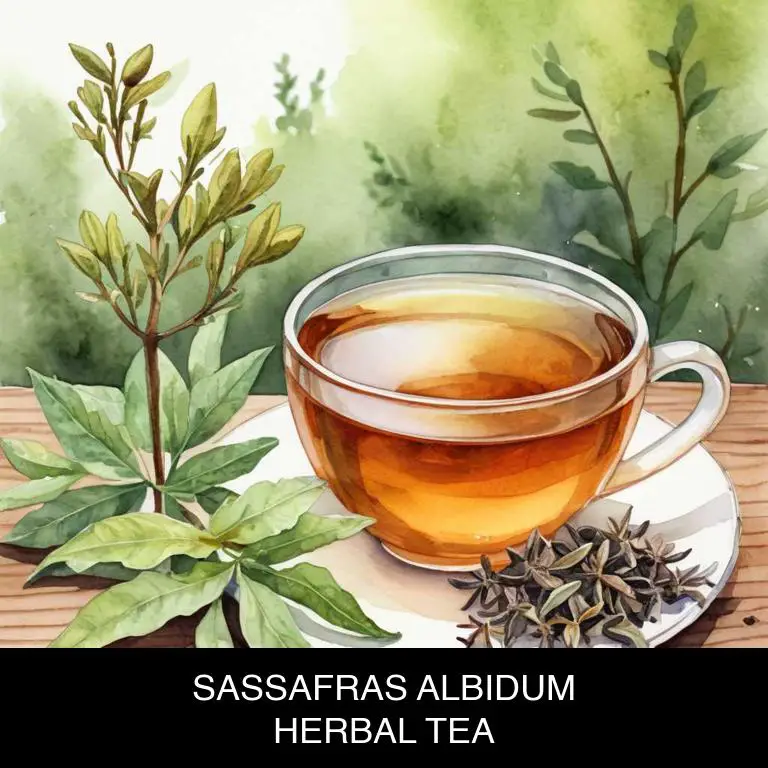 sassafras albidum herbal teas for gum-pain