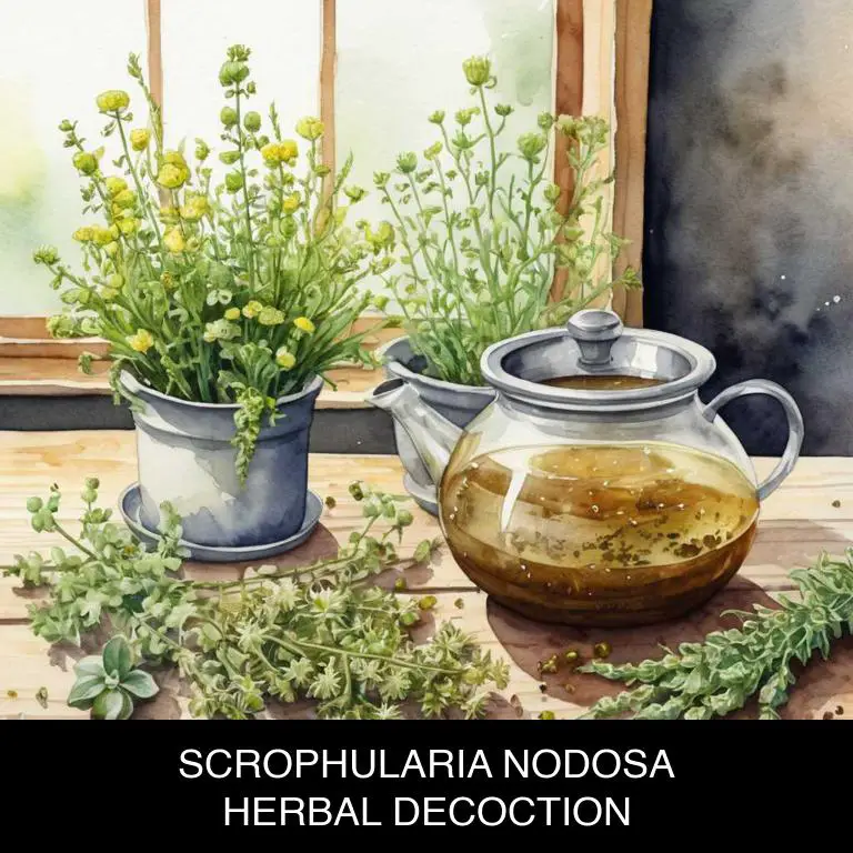 scrophularia nodosa herbal decoctions for difficult-speaking