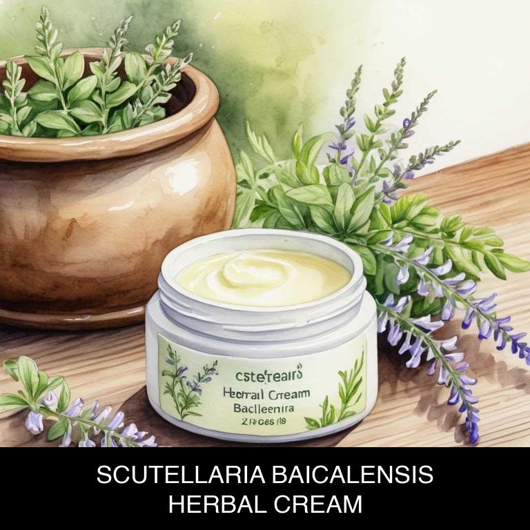 scutellaria baicalensis herbal creams for dizziness