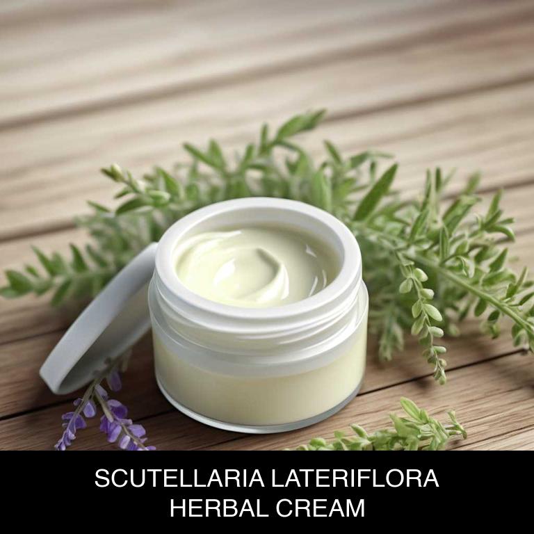 scutellaria lateriflora herbal creams for insomnia