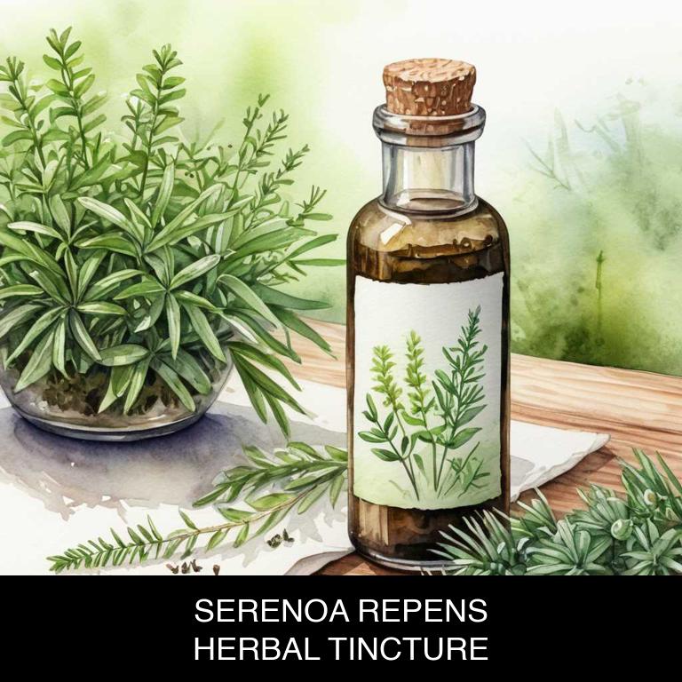 serenoa repens herbal tinctures for hair-fall