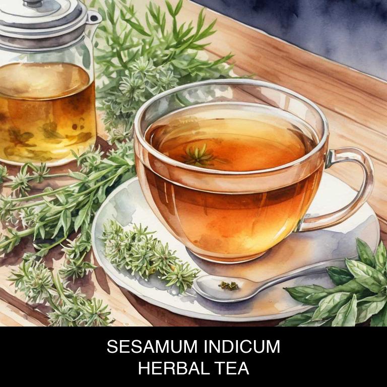 sesamum indicum herbal teas for hair-fall