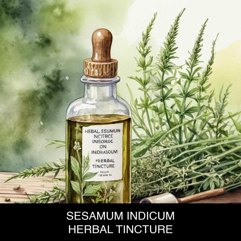 sesamum indicum herbal tinctures for ovulation-pain