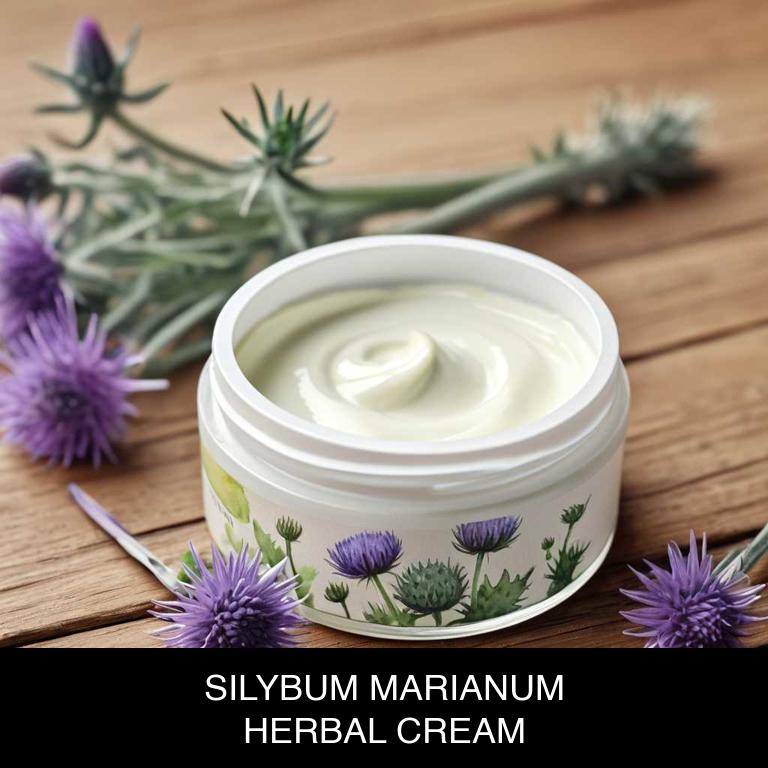 silybum marianum herbal creams for taste-changes