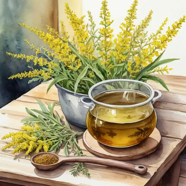 solidago virgaurea herbal decoctions for flu