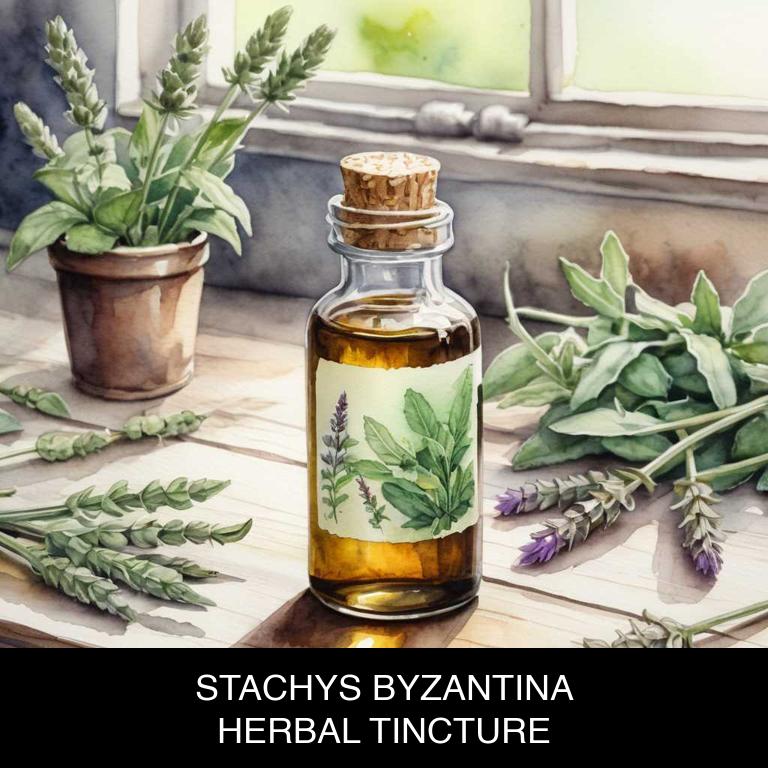 stachys byzantina herbal tinctures for lip-fever-blister