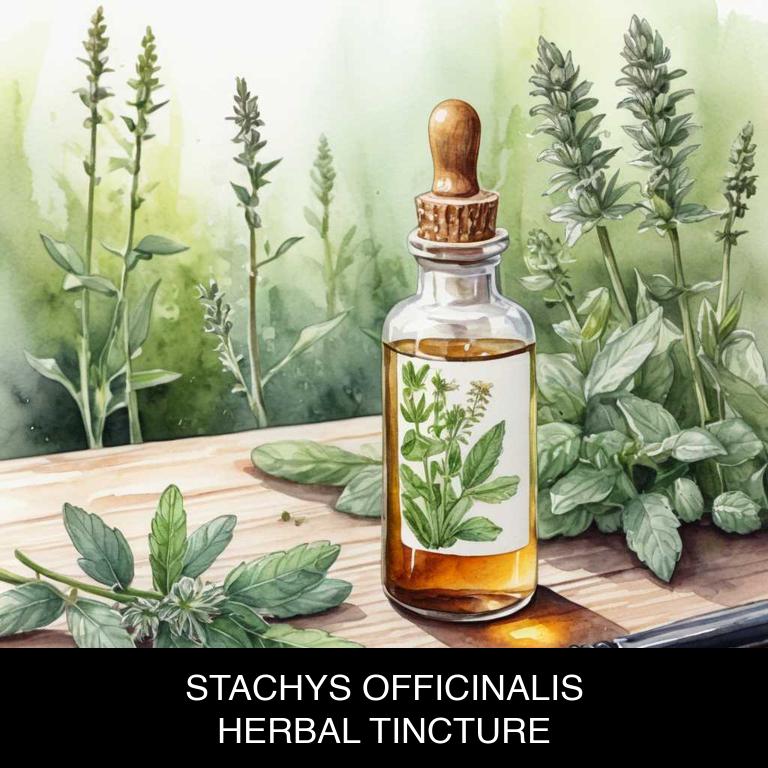 stachys officinalis herbal tinctures for oral-thrush